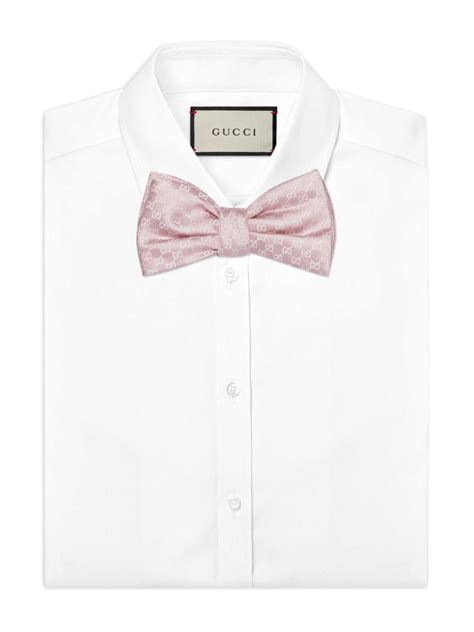 gucci white tie|Gucci bow tie for men.